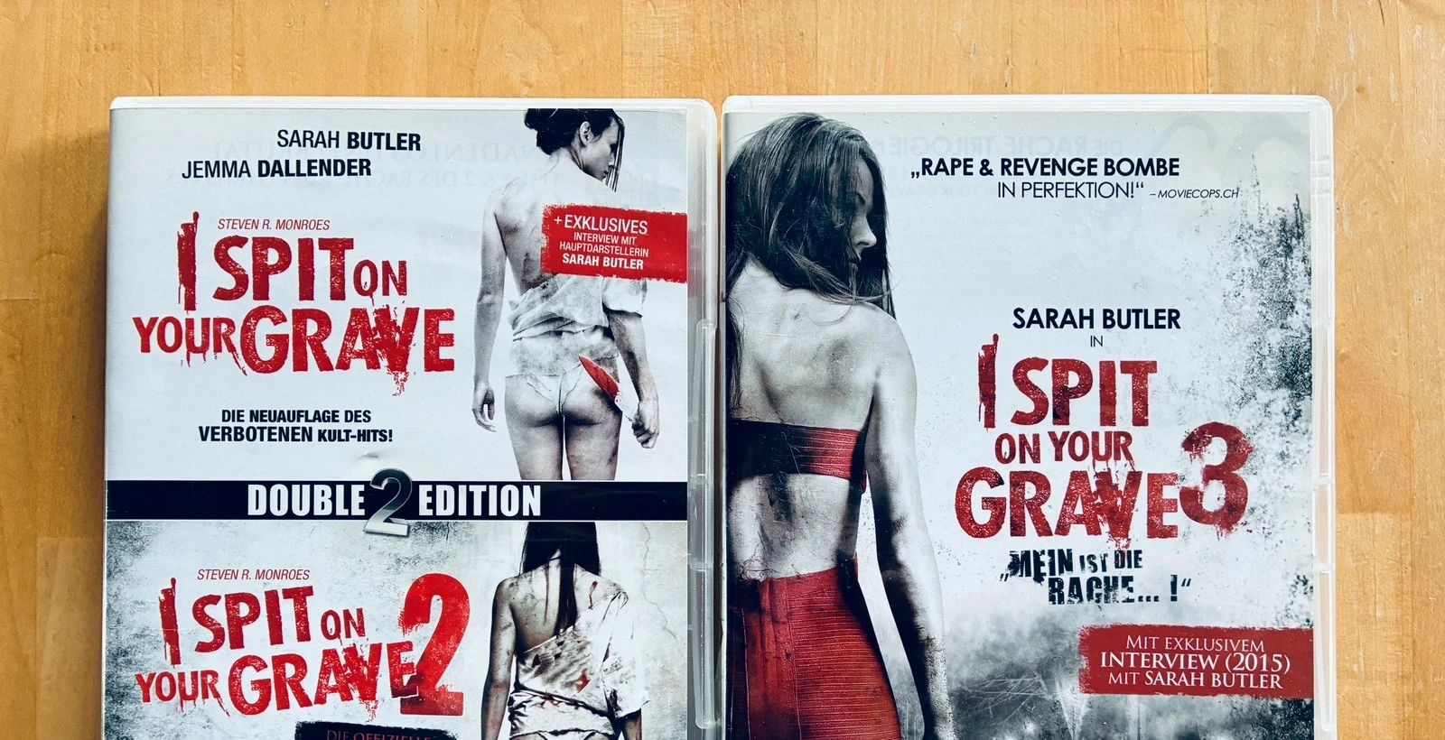 Trilogie DVD I spit on your grave import.